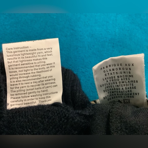 Juicy Couture Smocked Pants 22 x 31 Magaschoni Cashmere Zip Up - Picture 14 of 14